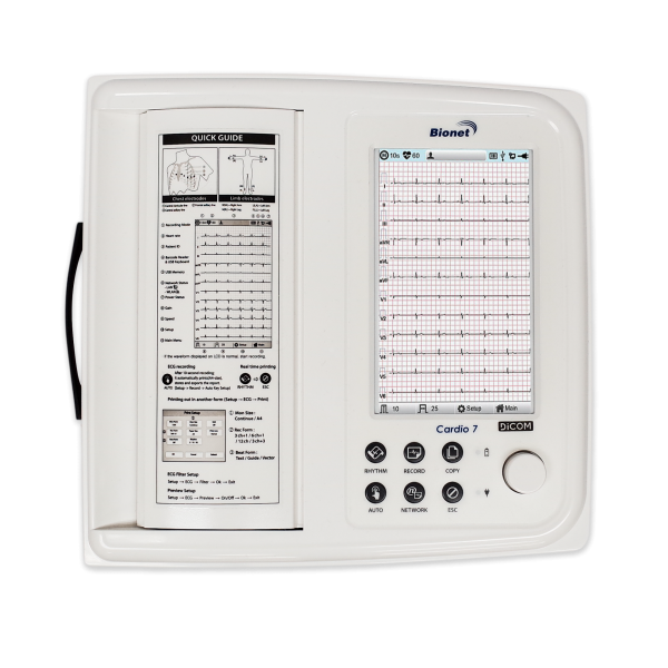 Cardio7 Bionet Interpretive Touch Screen Electrocardiogram ECG EKG Machine
