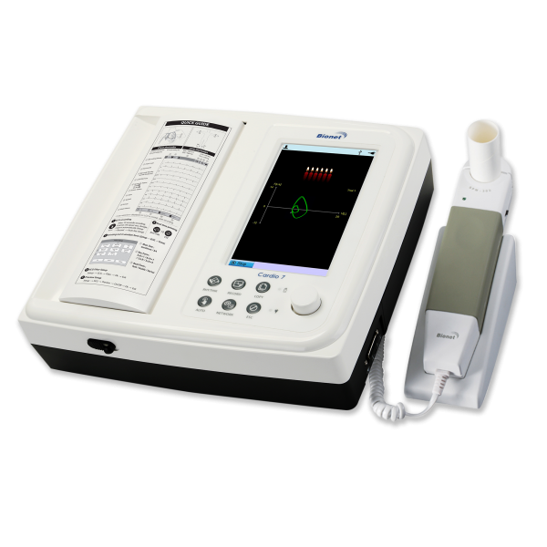 Cardio7-S Bionet Interpretive Electrocardiogram ECG EKG Machine with spirometry