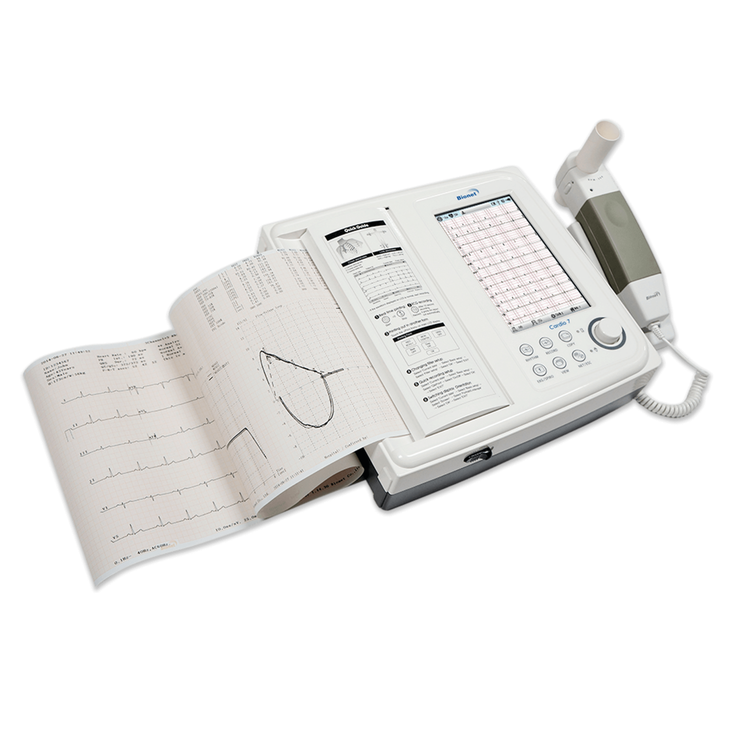 Cardio7-S Bionet Interpretive Electrocardiogram ECG EKG Machine with Spirometry
