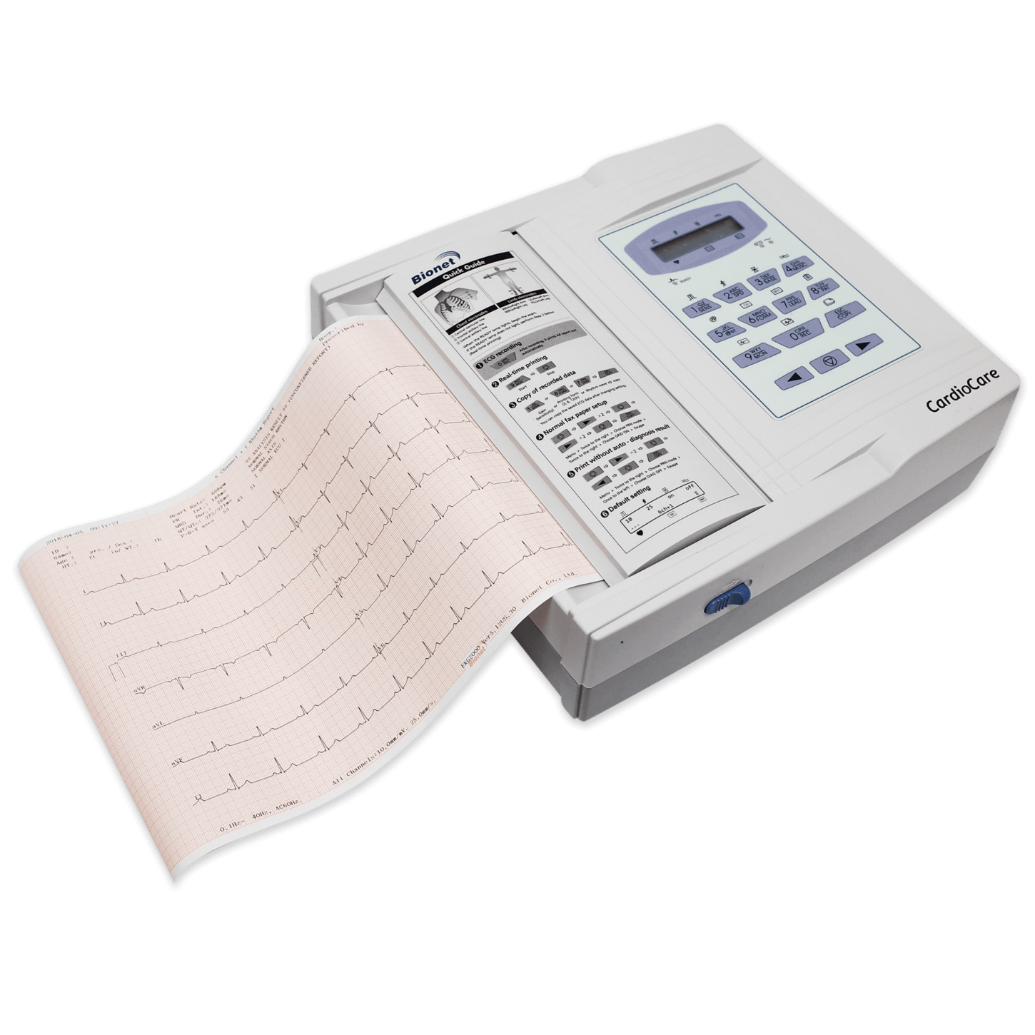 CardioCare 2000 Bionet interpretive 12 channel electrocardiogram ECG EKG machine