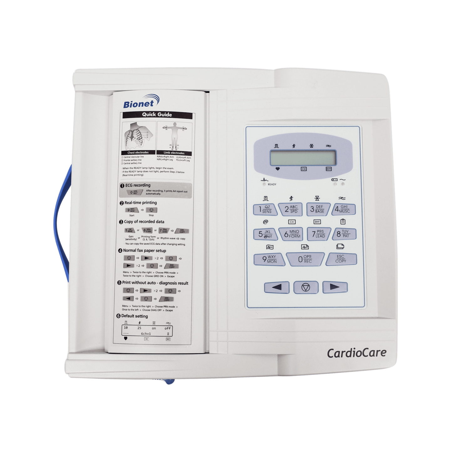 CardioCare 2000 Bionet interpretive 12 channel electrocardiogram ECG EKG machine