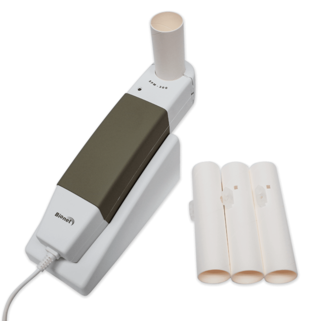 SPM-300 Pulmonary Function Testing Spirometer sensor handle cradle