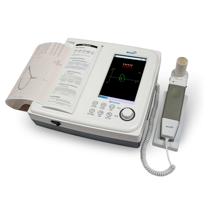 SpiroCare Bionet Pulmonary Function Testing Spirometer