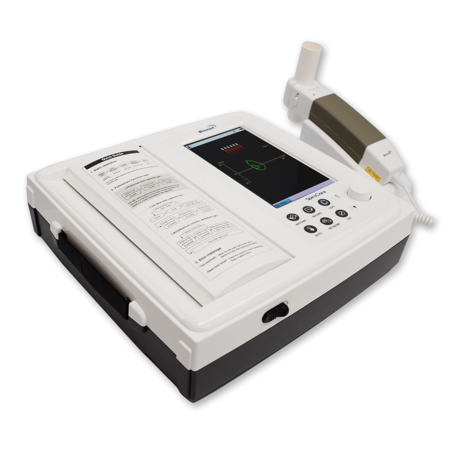 SpiroCare Bionet Pulmonary Function Testing Spirometer