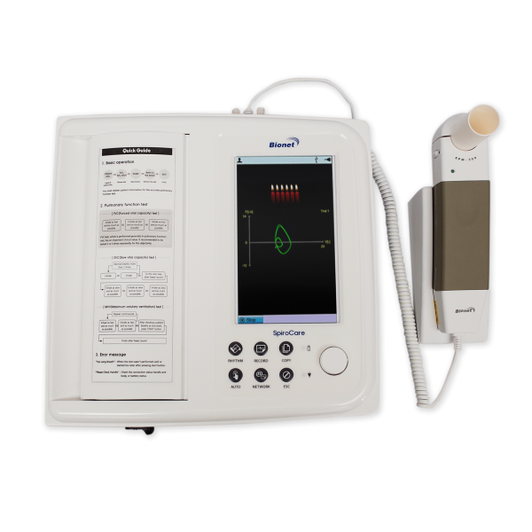 SpiroCare Bionet Pulmonary Function Testing Spirometer