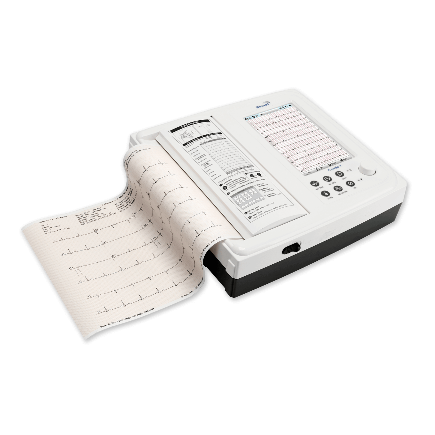 Cardio7 Bionet Interpretive Touch Screen Electrocardiogram ECG EKG Machine