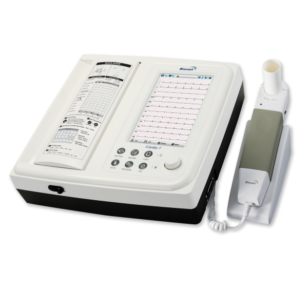 Cardio7-S Bionet Interpretive Electrocardiogram ECG EKG Machine with spirometry