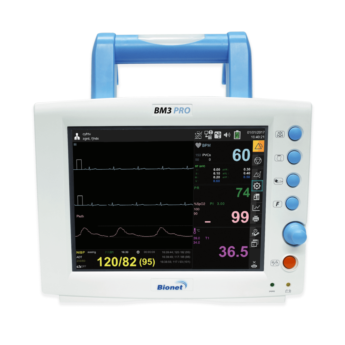 BM3 PRO - Multi-Parameter Patient Monitor - Bionet North America