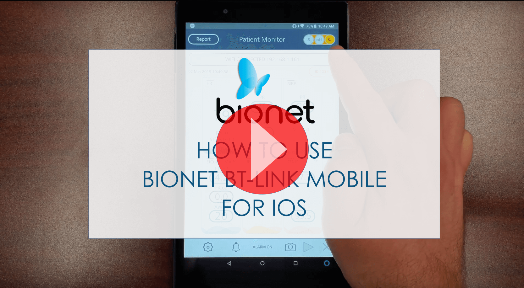 How to use Bionet BT-Link Mobile for iOS