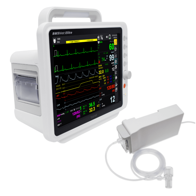 BM5Vet Elite Equine - Bionet Multi-Parameter Touch Screen Veterinary Monitor