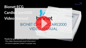 Bionet CardioCare2000 Video Manual