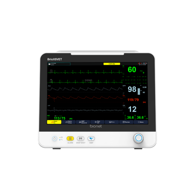 Brio X5Vet – Bionet Veterinary Multi-Parameter Monitor Brio X5Vet - Bionet Veterinary Multi-Parameter Monitor