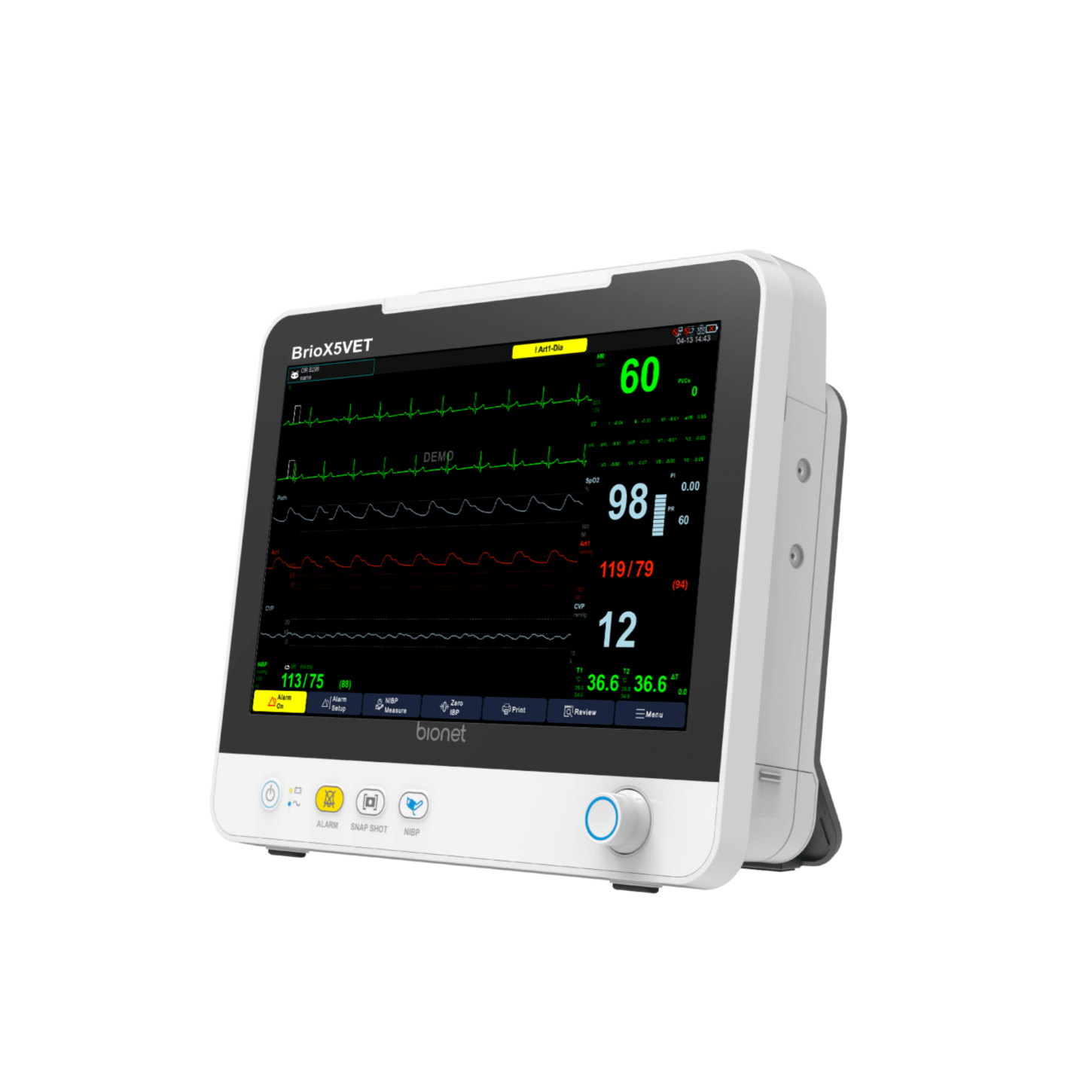 Brio X5Vet - Bionet Veterinary Multi-Parameter Monitor