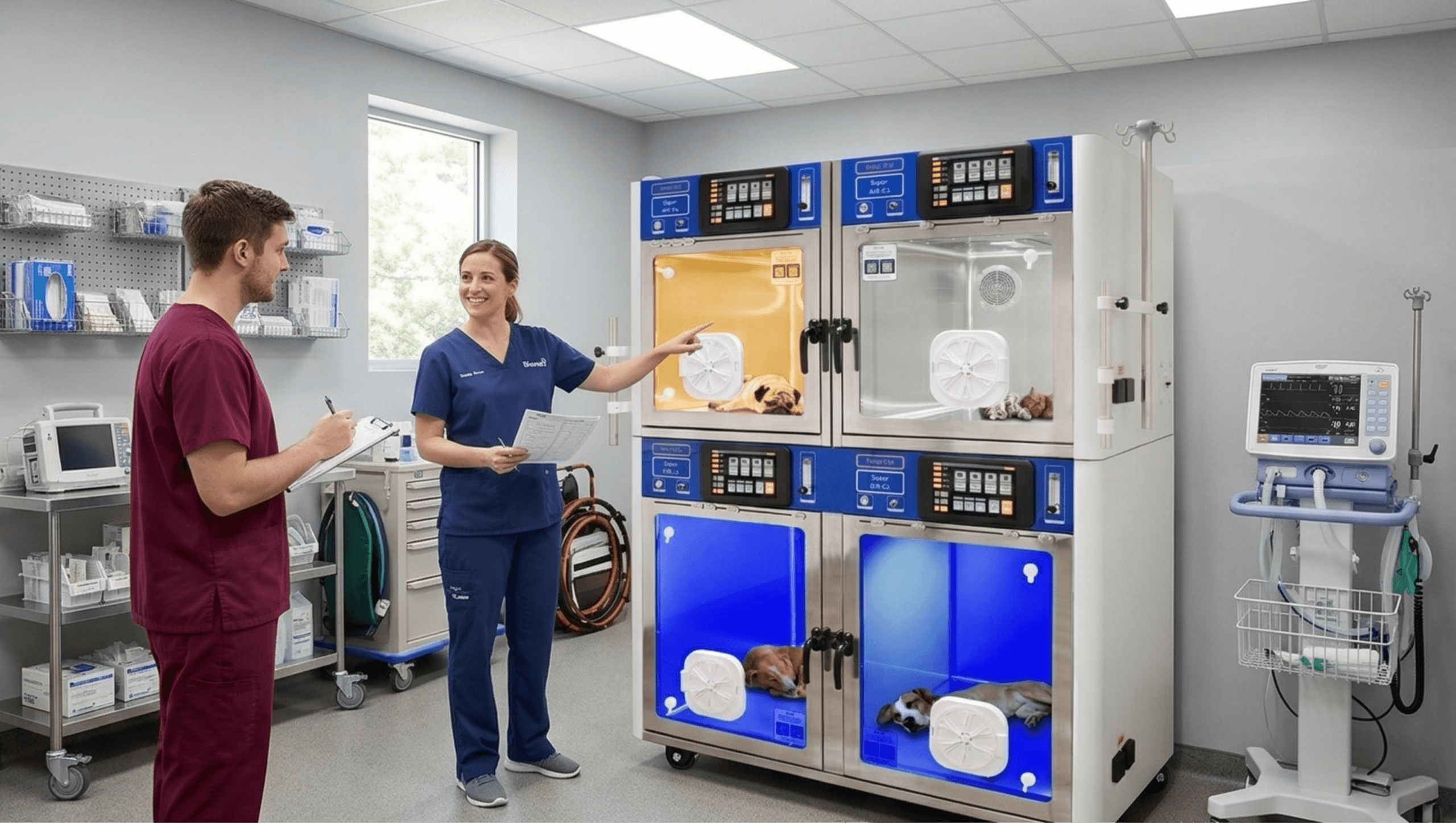 Introducing the Super Air Smart ICU_ Elevating Critical Care for Veterinary Patients
