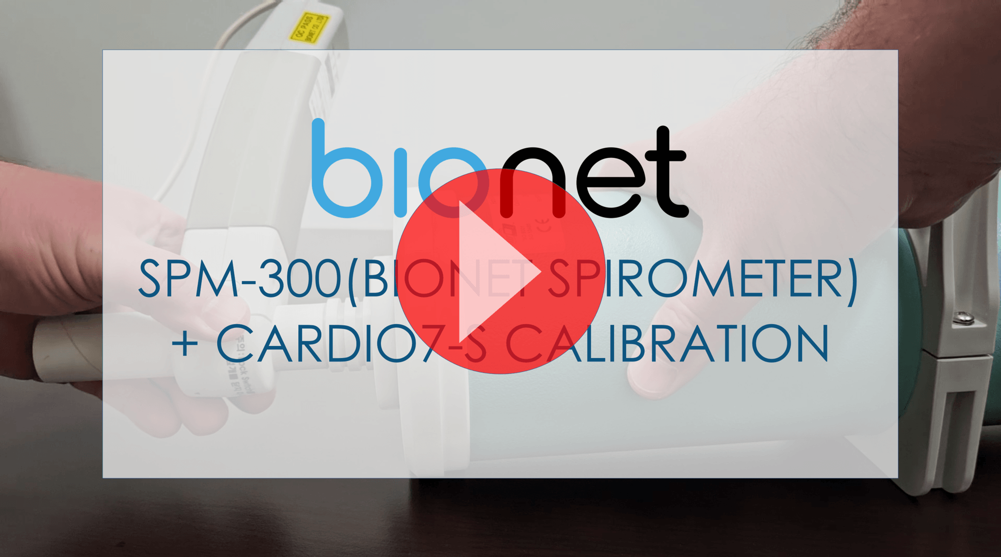 SPM-300(Bionet Spirometer) + Cardio7-S Calibration