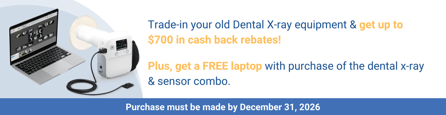 Dental x-ray promo square web banner