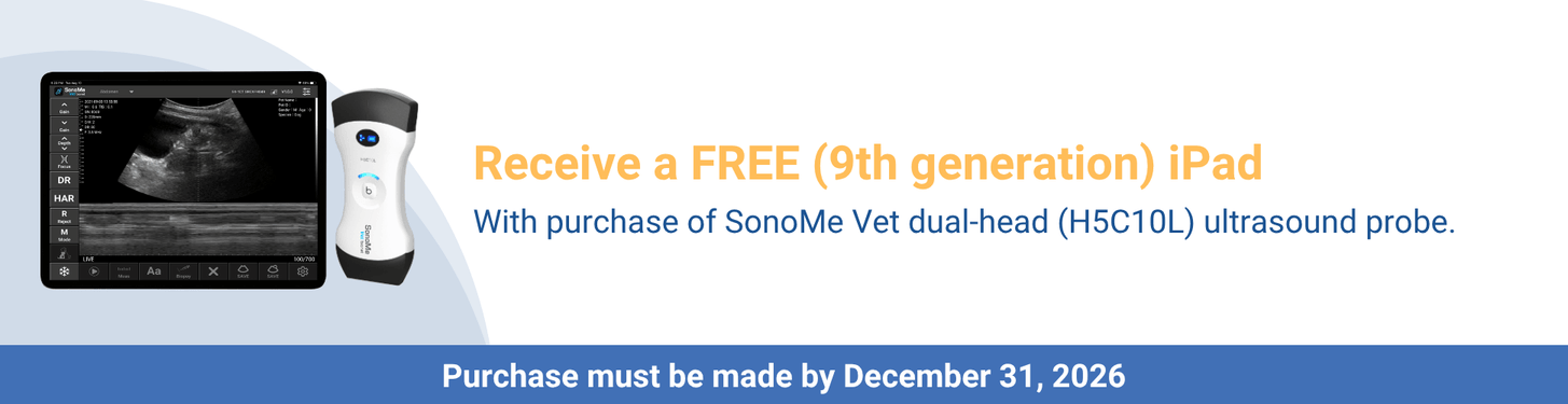 SonoMe Vet promo long web banner